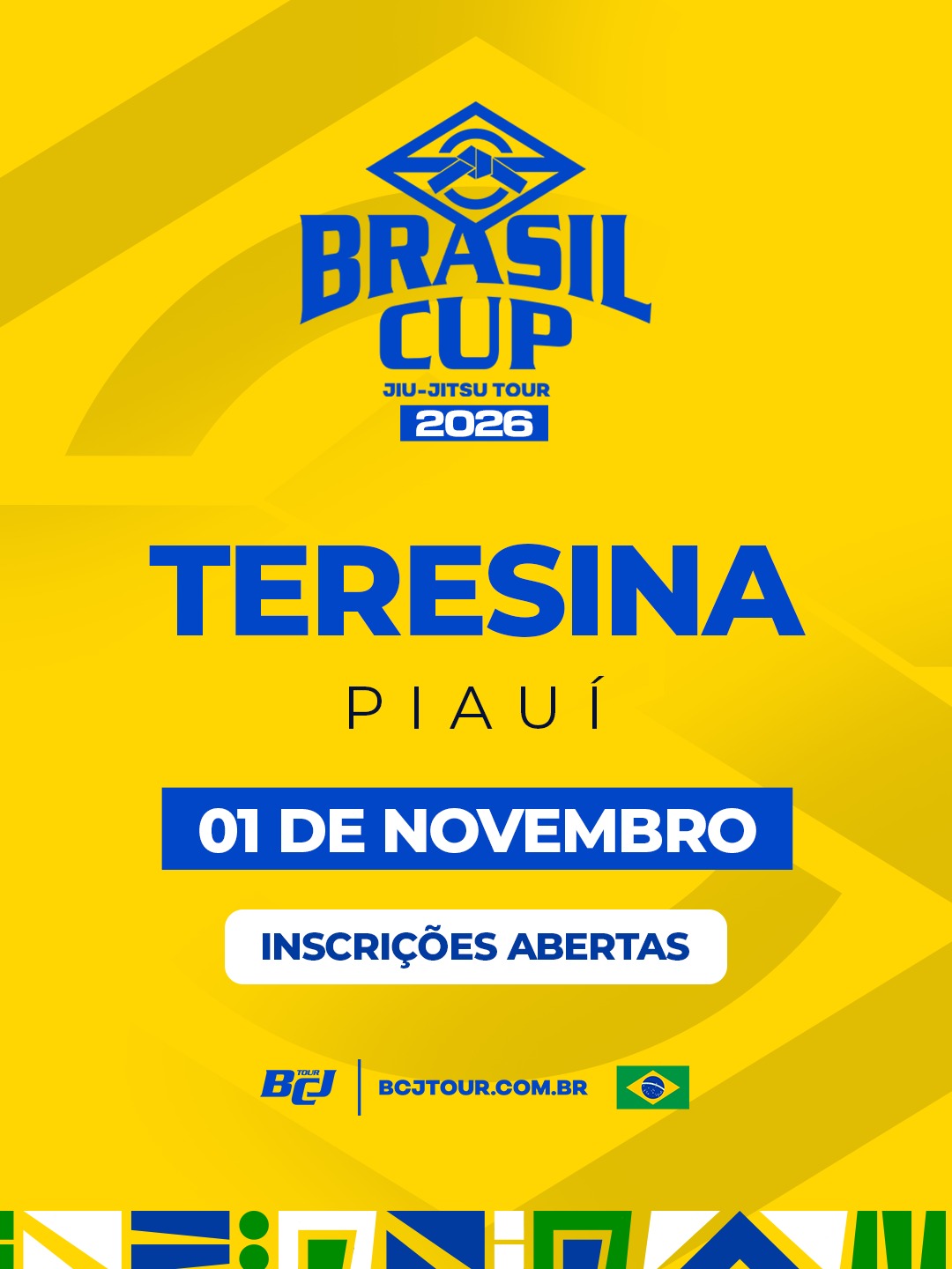 Cartaz oficial — BRASIL CUP JIU JITSU TOUR - TERESINA 2026